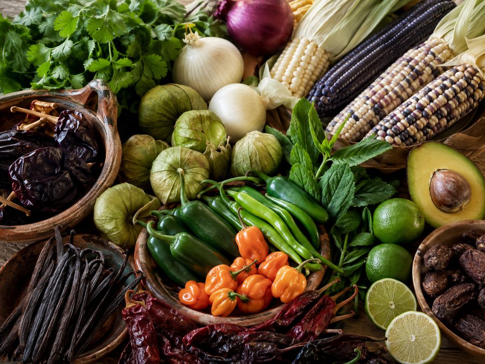 Ingredienti tradizionali della cucina messicana
