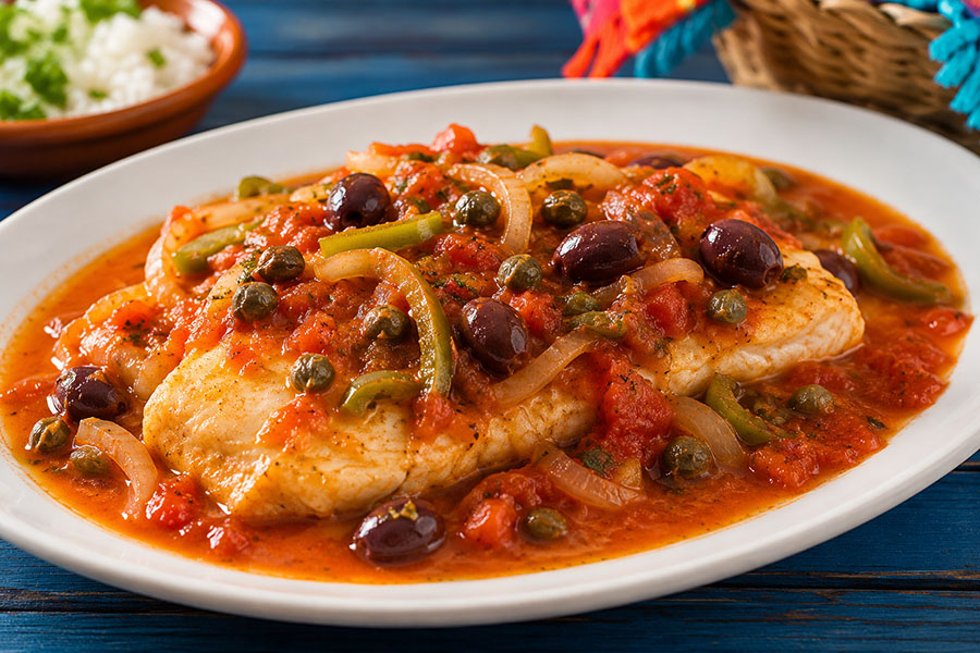 Pescado a la Veracruzana - El Golfo El Rey