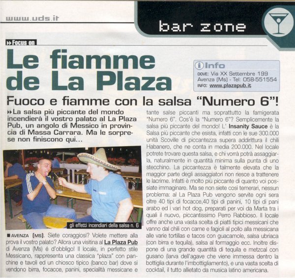 Le fiamme de La Plaza