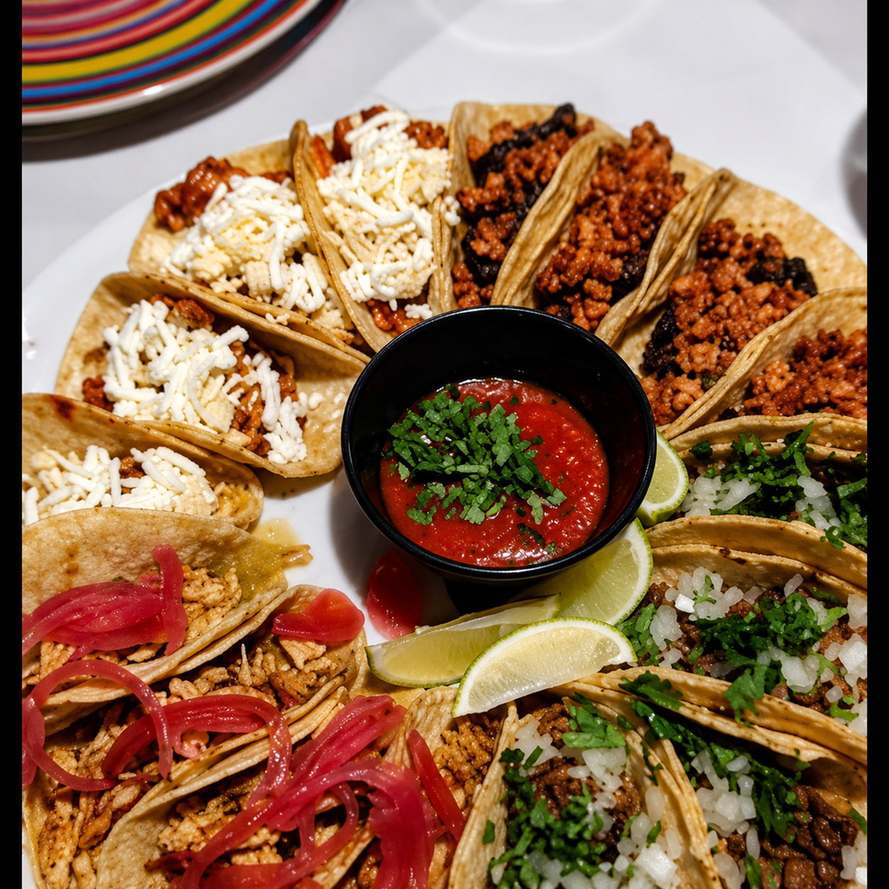 Tacos messicani assortiti di La Plaza - El Rey a Carrara